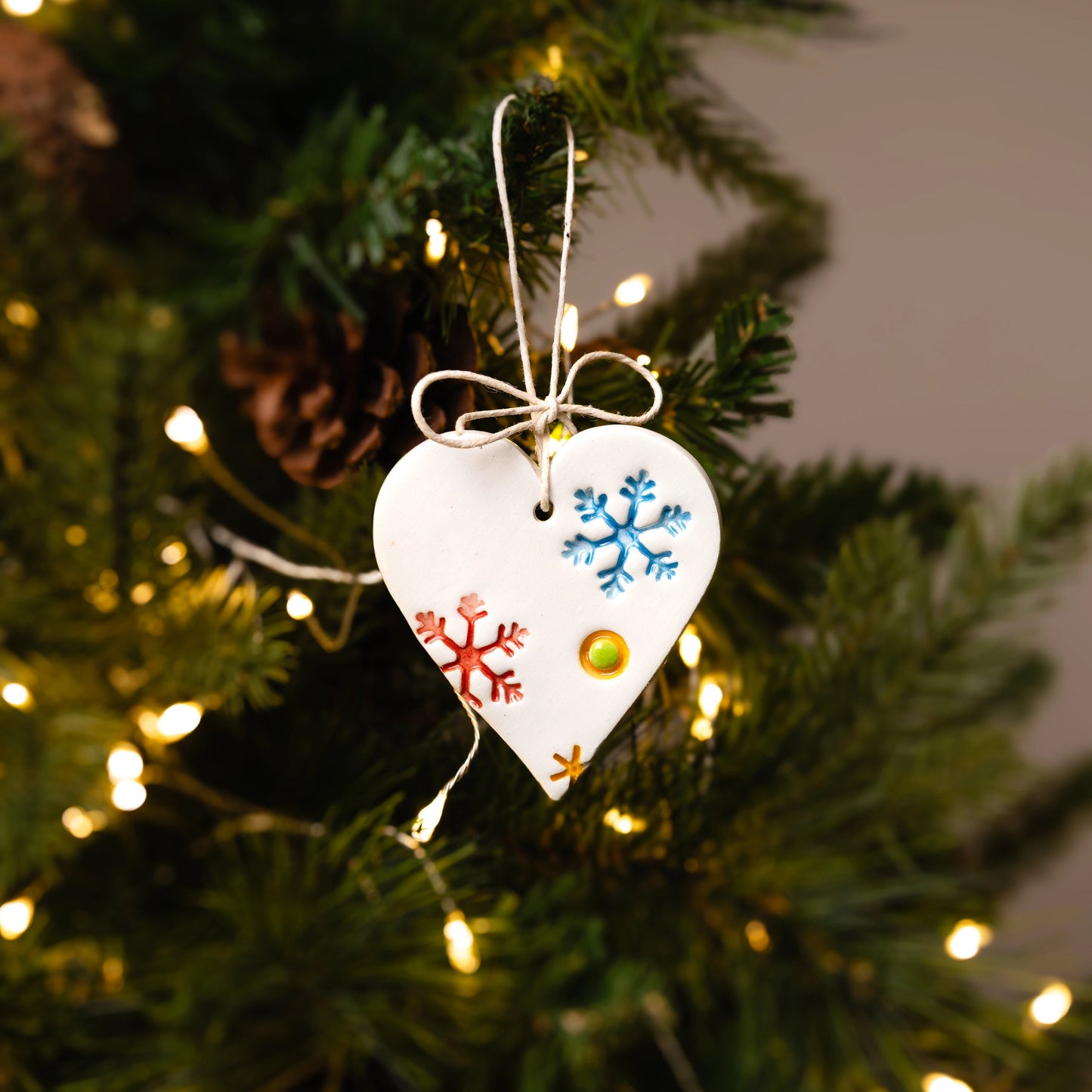 Decorazione per Albero di Natale a forma di Cuore