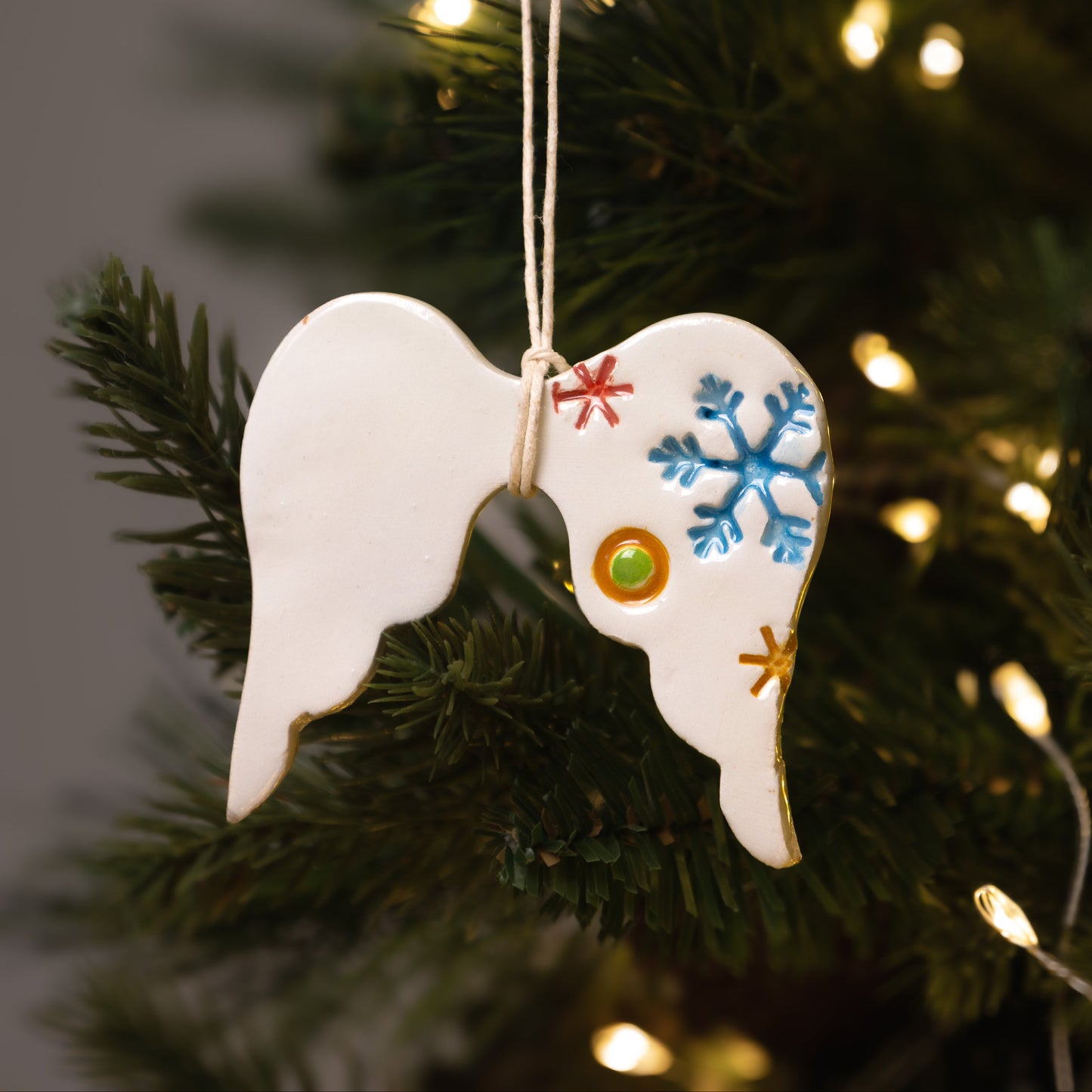 Decorazione per Albero di Natale a forma di Ali