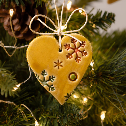 Decorazione per Albero di Natale a forma di Cuore